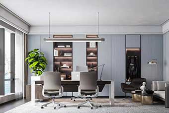 安康轻奢风格-书房