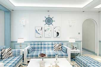 安康地中海风格-客厅