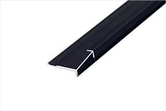 安康航空纤维墙咔铝合金阳角线（哑黑氧化）