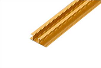 安康航空纤维墙咔铝合金带灯中条（钛金氧化）