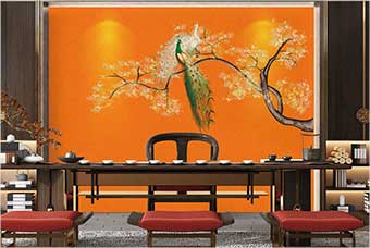 安康森佰汇航空纤维墙咔（春花秋月）