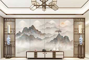 安康森佰汇航空纤维（山水画系列）