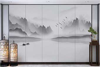 安康森佰汇航空纤维（山水画系列）