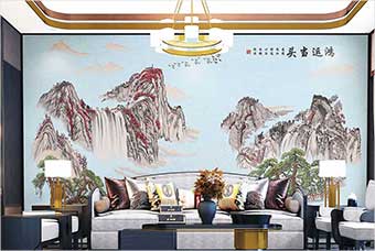 安康森佰汇航空纤维墙咔（鸿运当头）